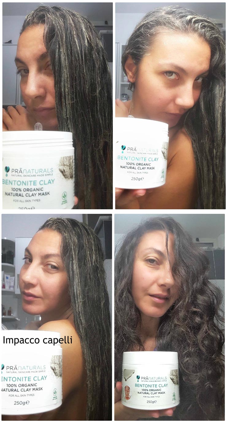 Impacco capelli Pranaturals Bentonite Clay