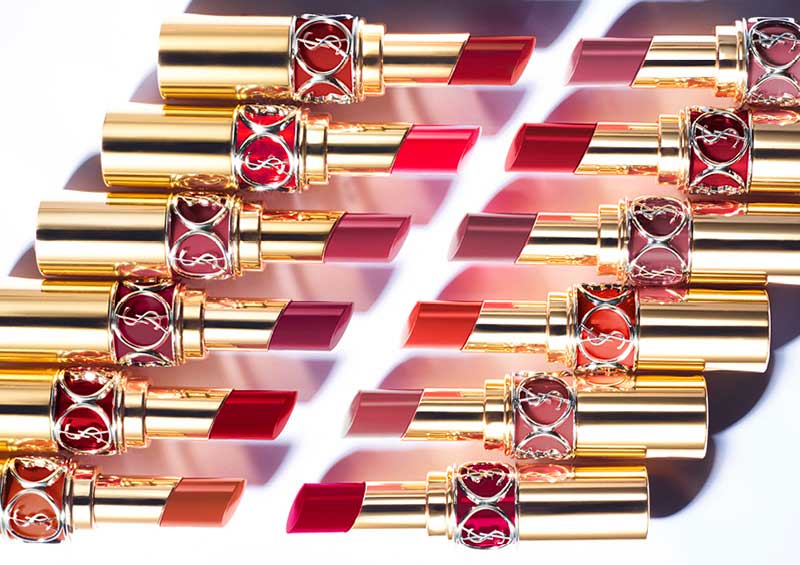 Rossetti Ysl Rouge Volupte Shine e Plump in colour