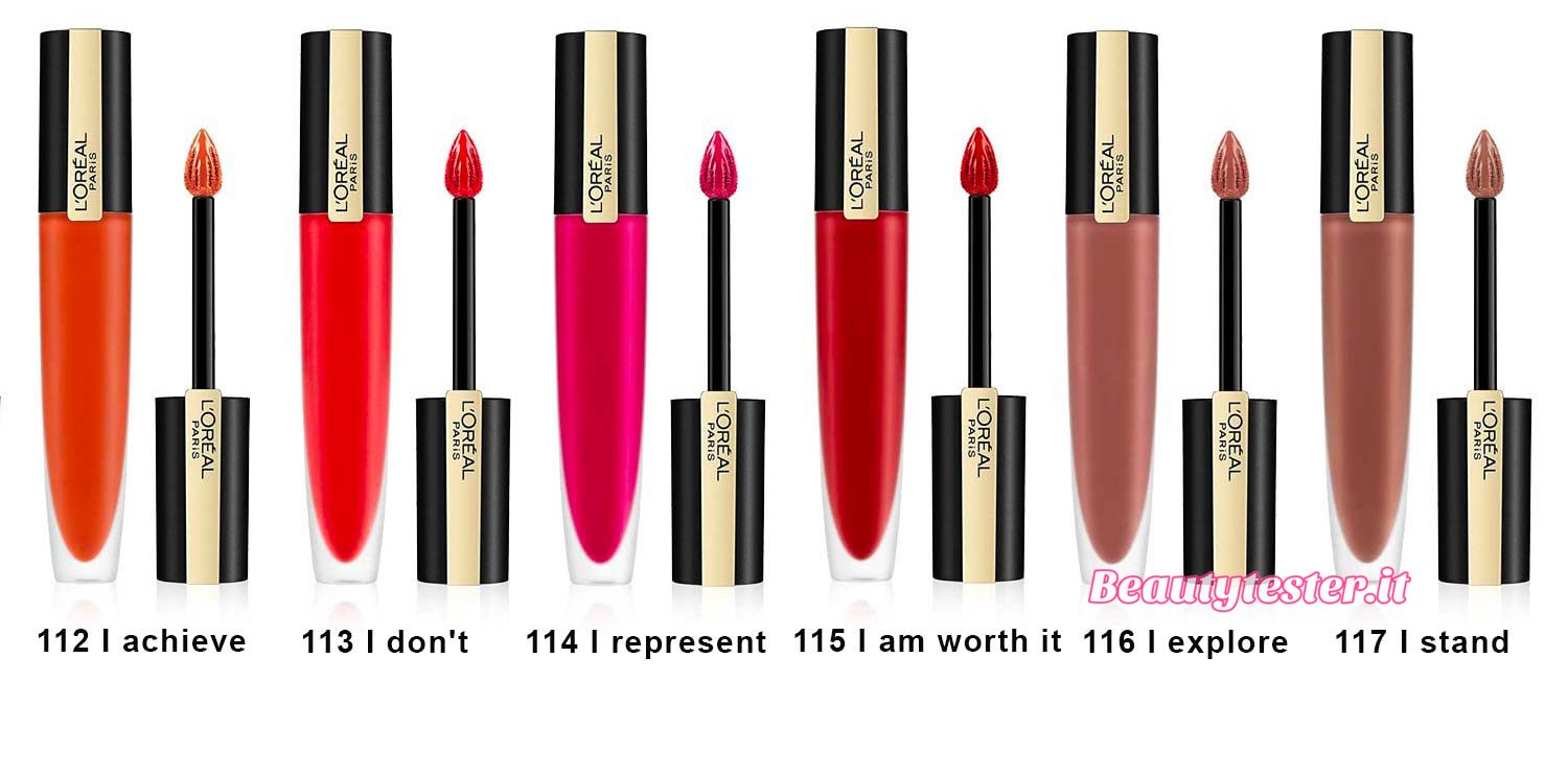 Rouge Signature rossetti liquidi matte L'Oréal Paris
