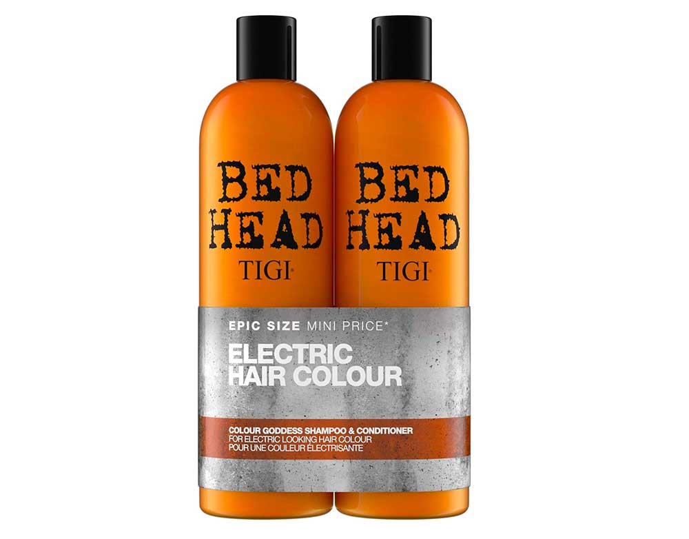 Tigi Bed Head, shampoo e balsamo per capelli colorati.