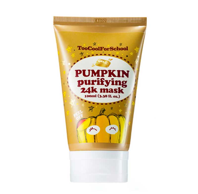 Too Cool For School Pumpkin Gold Peel Off Mask