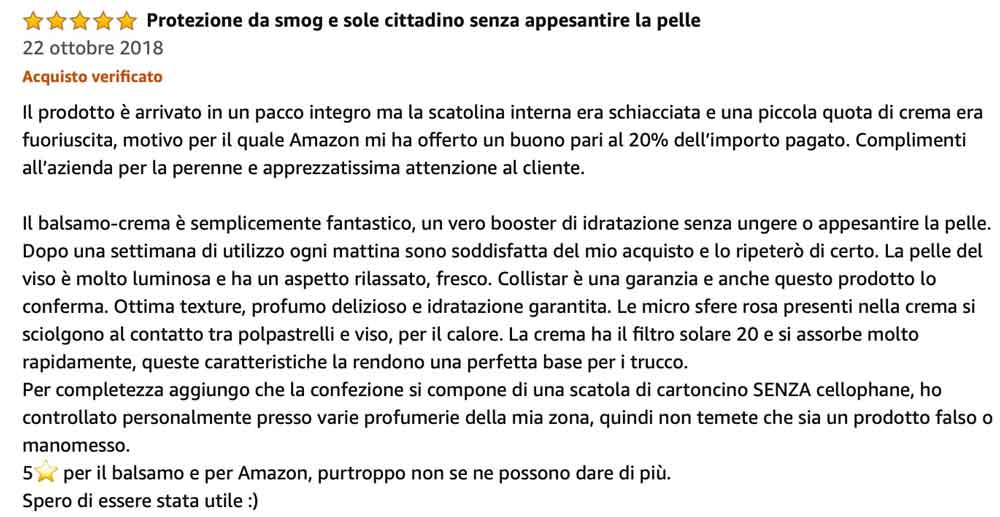 Balsamo Antinquinamento Idratazione Intensa Idro-Attiva