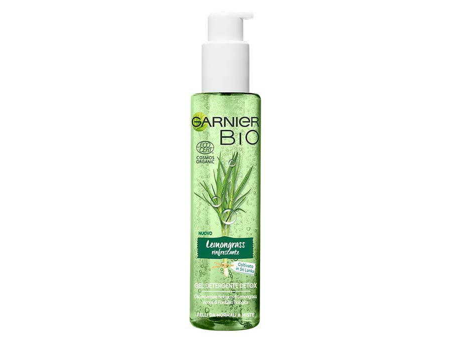 Gel Detergente Viso Detox Lemongrass Rinfrescante Garnier Bio