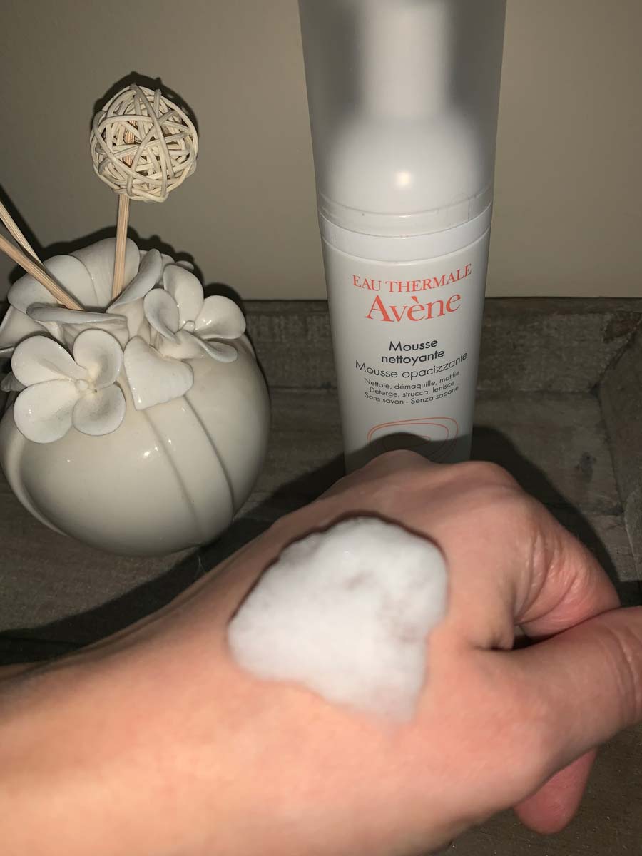 Texture Mousse Nettoyante azione opacizzante di Avène