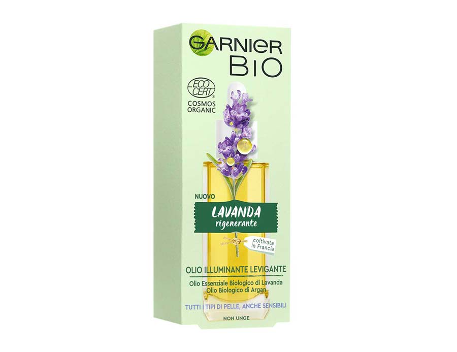 Olio Viso Illuminante Levigante Lavanda Garnier Bio