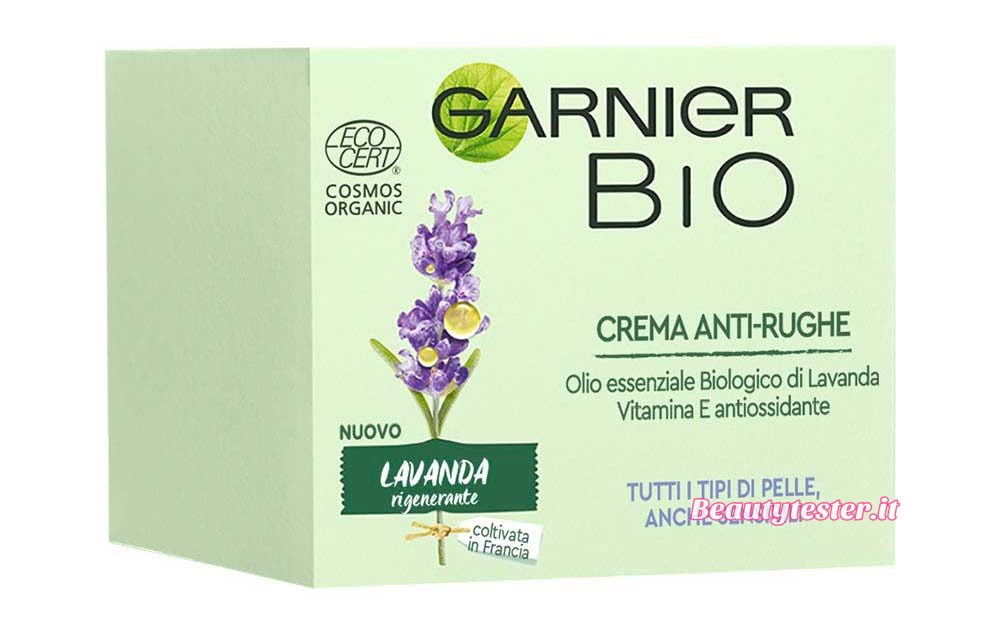 Garnier Bio Crema Antirughe Rigenerante alla Lavanda