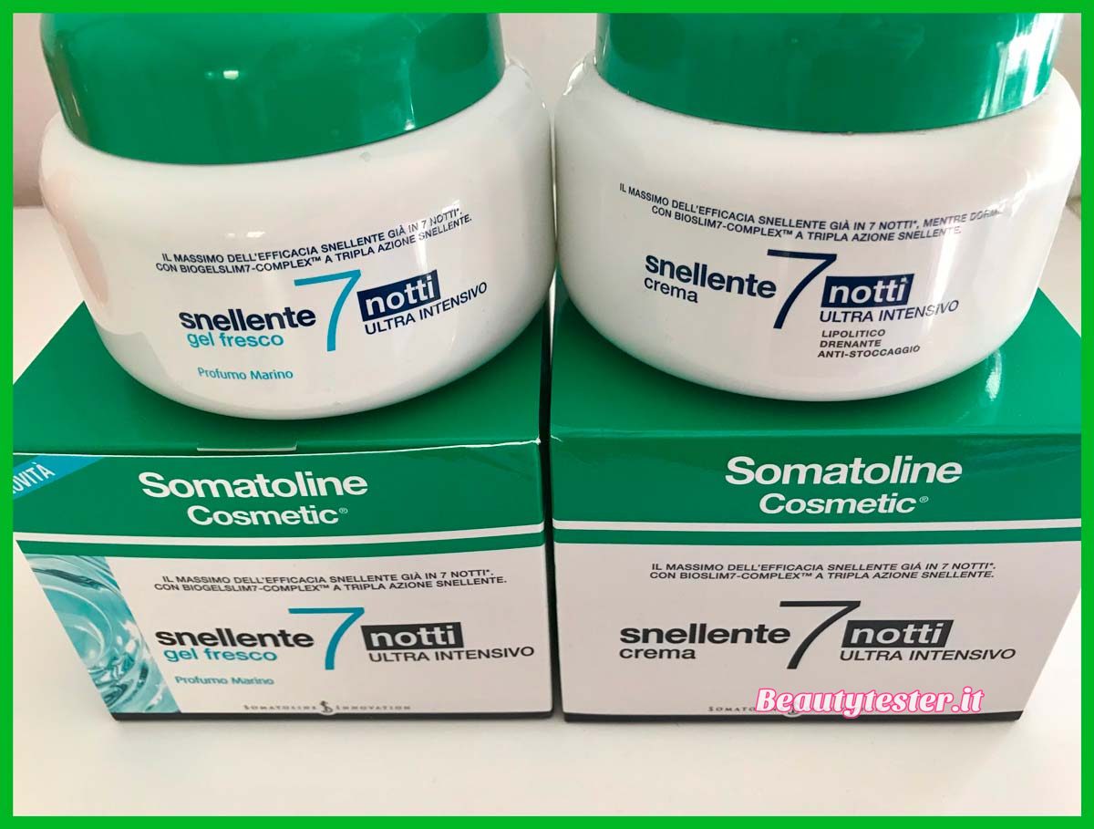 Somatoline Snellente Gel Fresco 7 Notti confronto con versione in crema