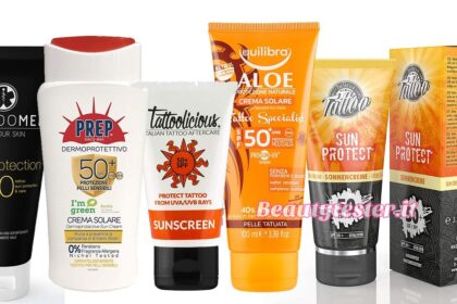 protezione solare tatuaggi