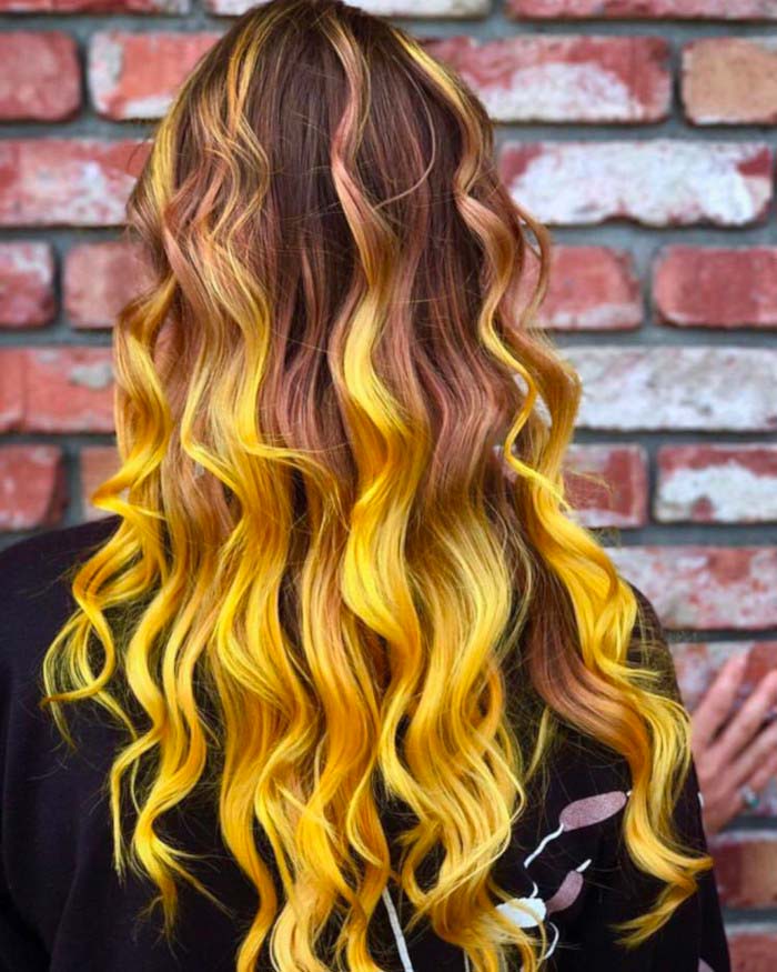 capelli color senape