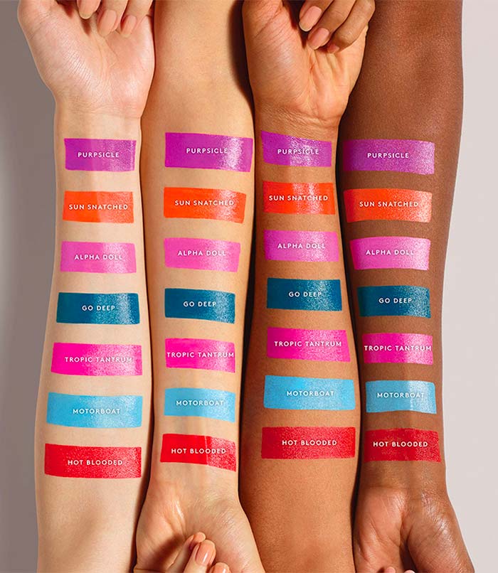 Swatch Rossetti Fenty Beauty by Rihanna Poutsicle Juicy Satin