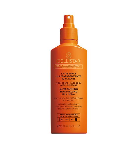 Latte Spray Superabbronzante Idratante SPF 6 viso e corpo, water resistant