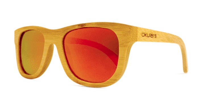 Okulars occhiali da sole Natural Bamboo