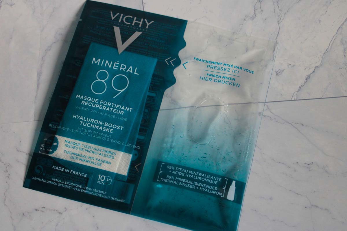 Vichy Minéral 89 - Maschera in tessuto con Acido Ialuronico Rimpolpante