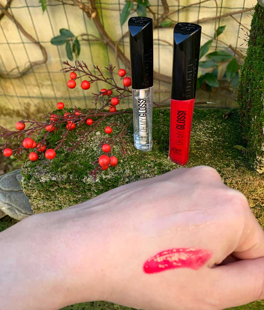 Swatch Oh My Gloss di Rimmel