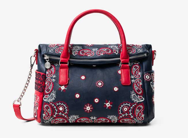 Borsa paisley ricamata