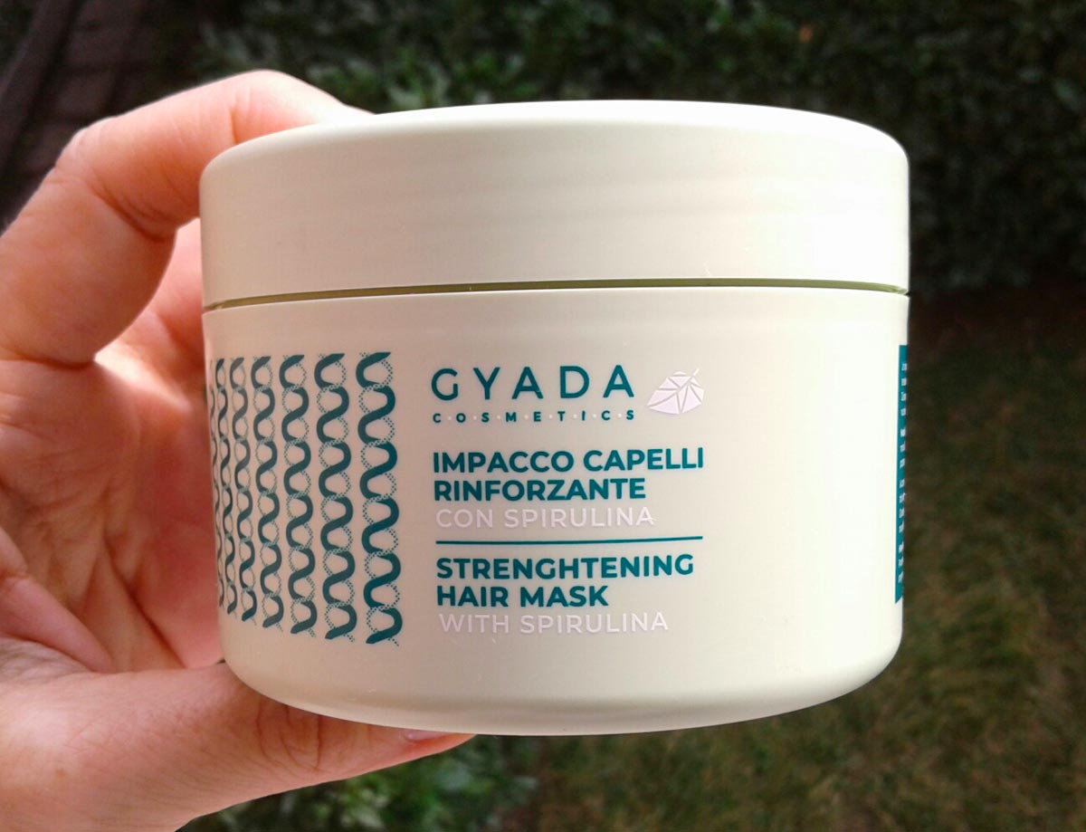 Impacco capelli rinforzante con spirulina di Gyada Cosmetics