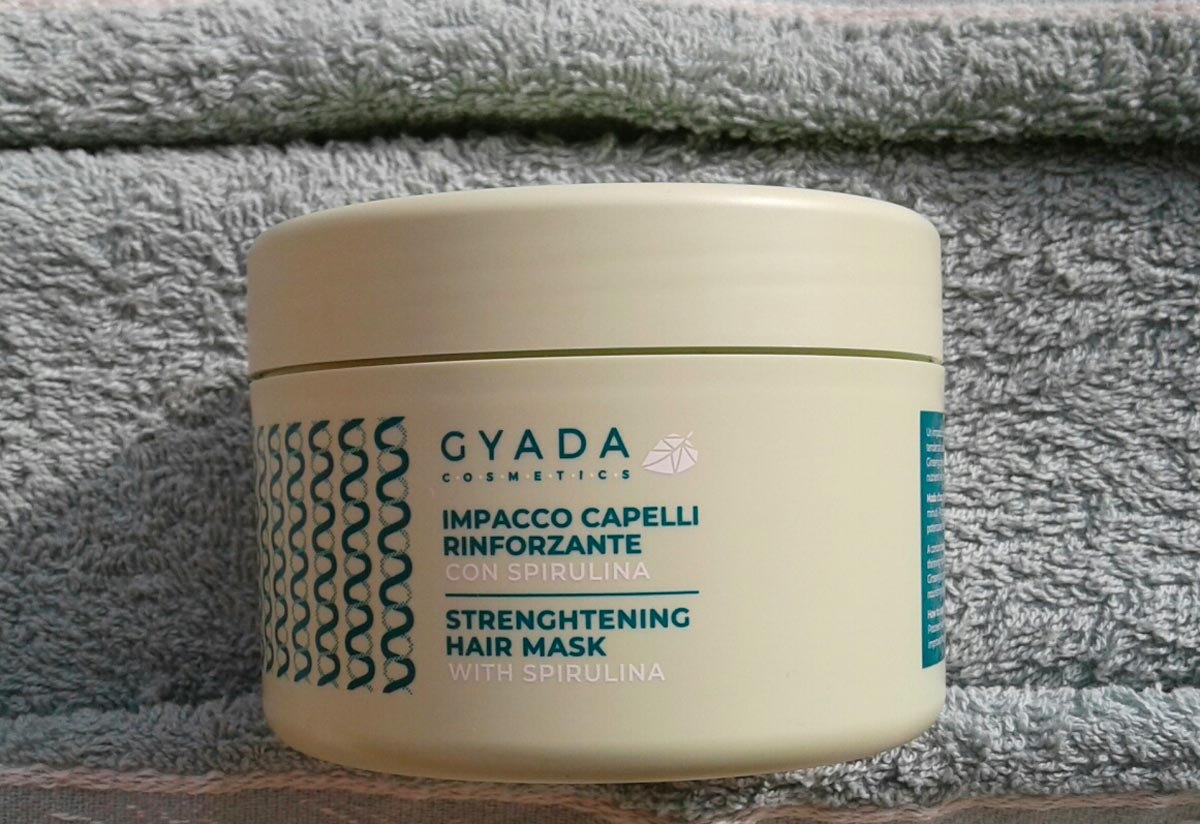 Impacco capelli rinforzante con spirulina di Gyada Cosmetics