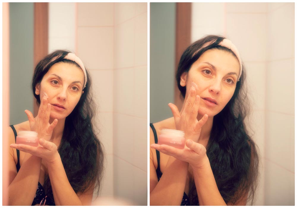 Applicazione Euphidra Filler Suprema crema antirughe