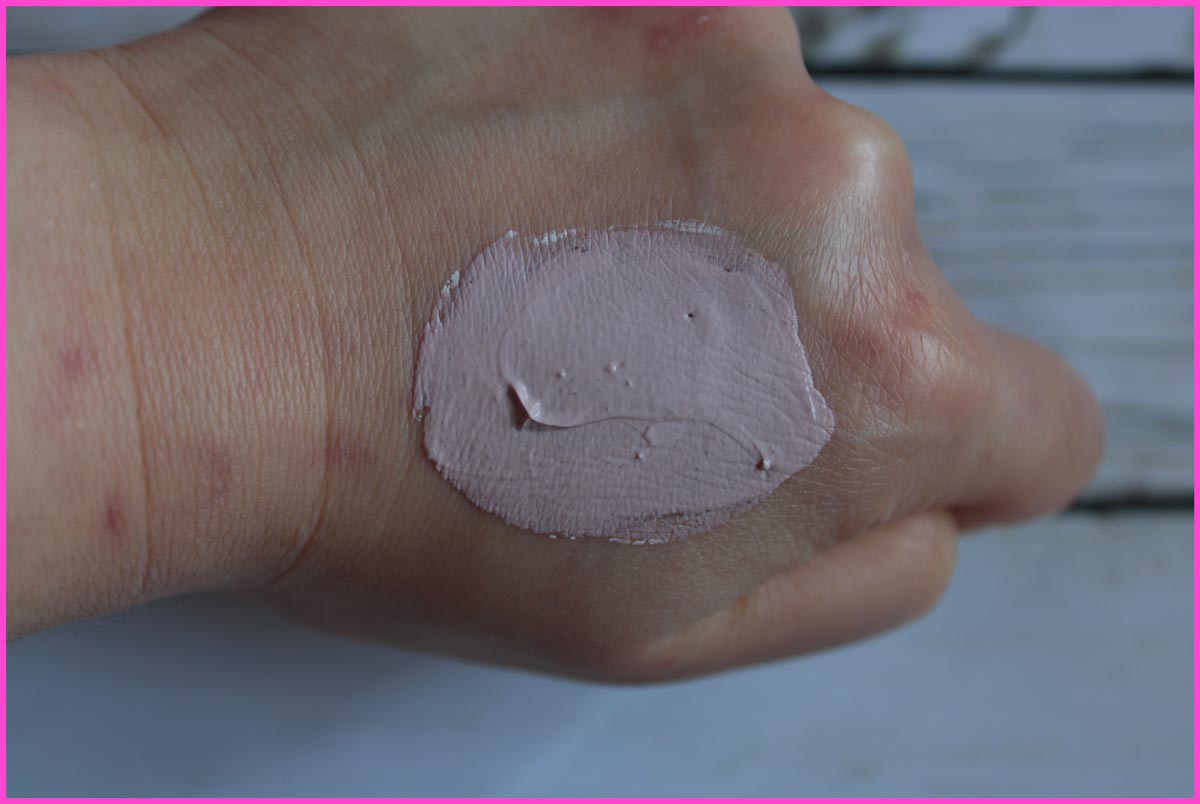 Maschera rosa purificante pelli miste e grasse