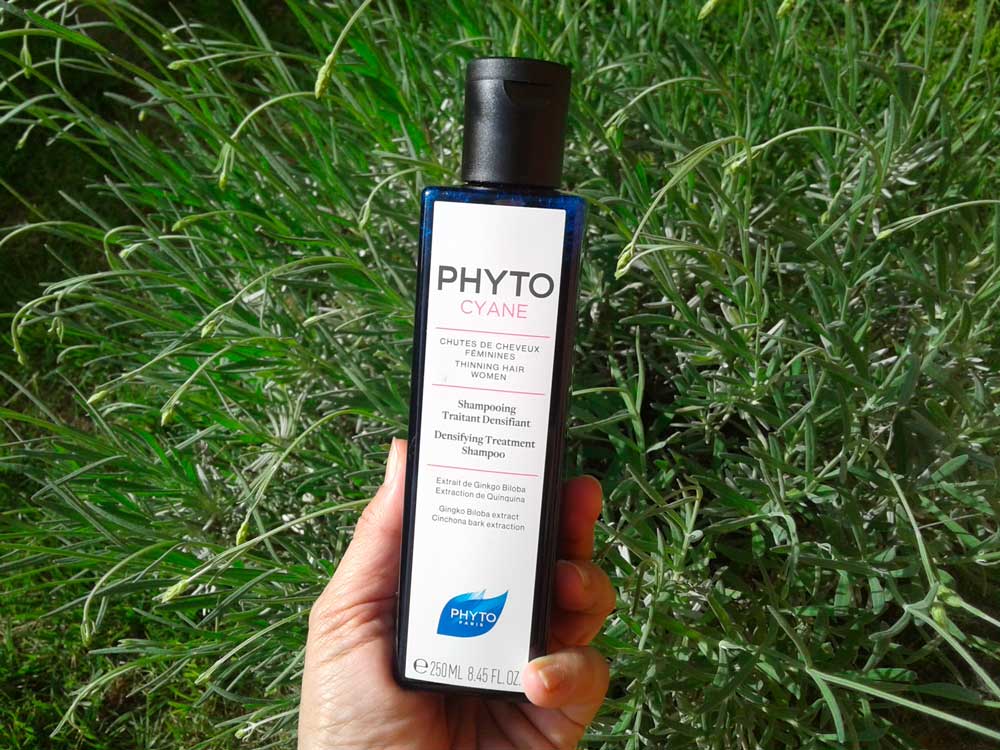 Shampoo ridensificante anticaduta di Phytocyane di Phyto