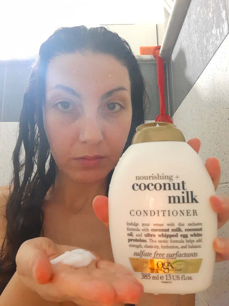 Coconut Milk OGX shampoo e balsamo