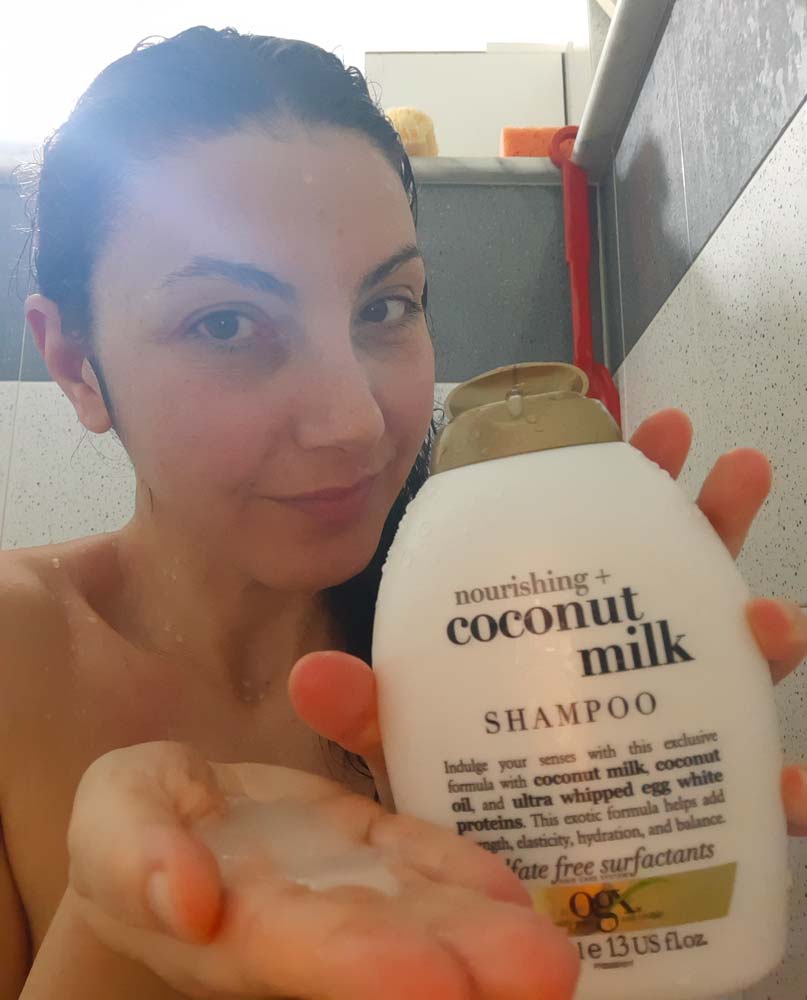 Coconut Milk OGX shampoo e balsamo