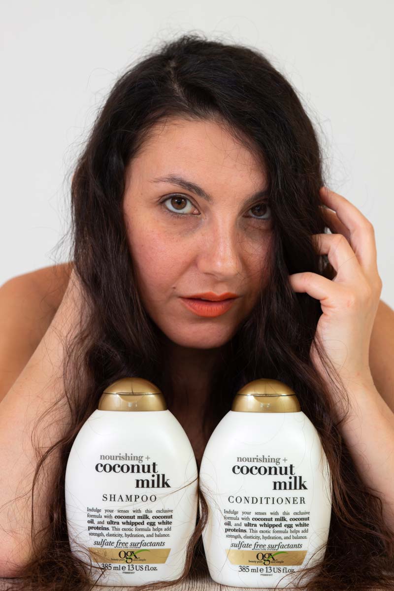 Coconut Milk OGX shampoo e balsamo