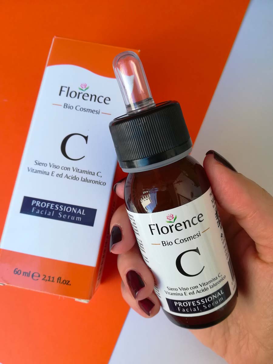 Recensione Siero Viso vitamina C Florence con Acido Ialuronico