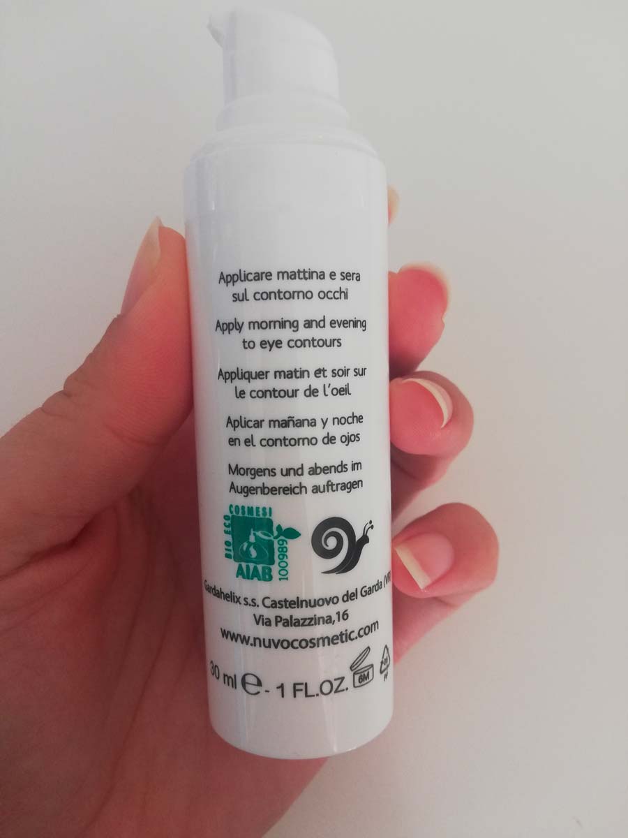 Recensione contorno occhi bio line di Nuvò cosmetic 5 Contorno occhi bio line di Nuvò cosmetic
