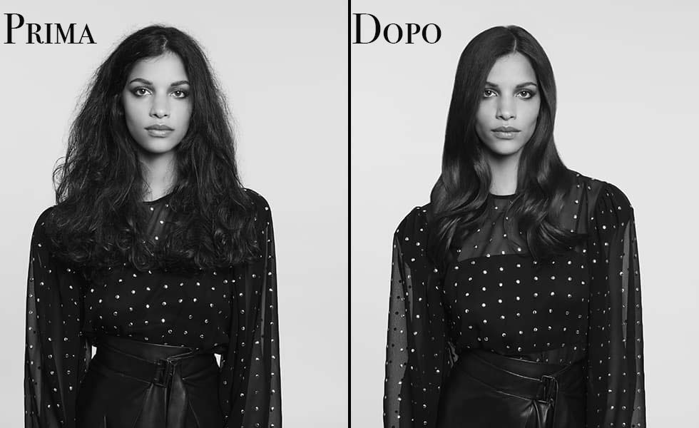 L'Oréal SteamPod 3.0 prima e dopo l'utilizzo