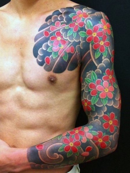 Tatuaggio fiore giapponese