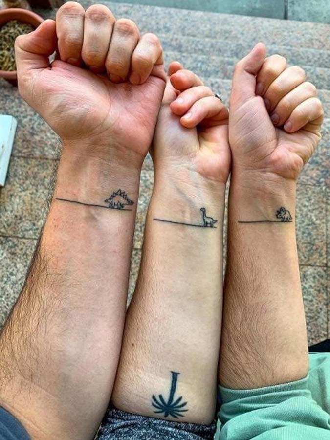 Tatuaggio fratello e sorella