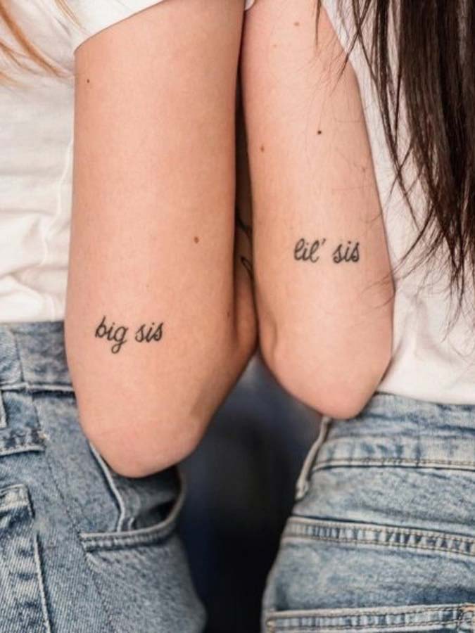 Tatuaggio fratello e sorella