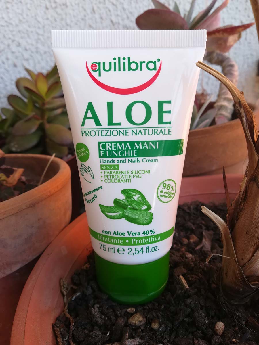Crema mani e unghie Equilibra – linea Aloe