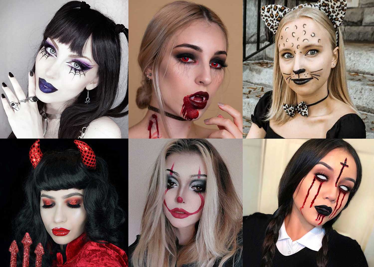 trucco halloween semplice 2