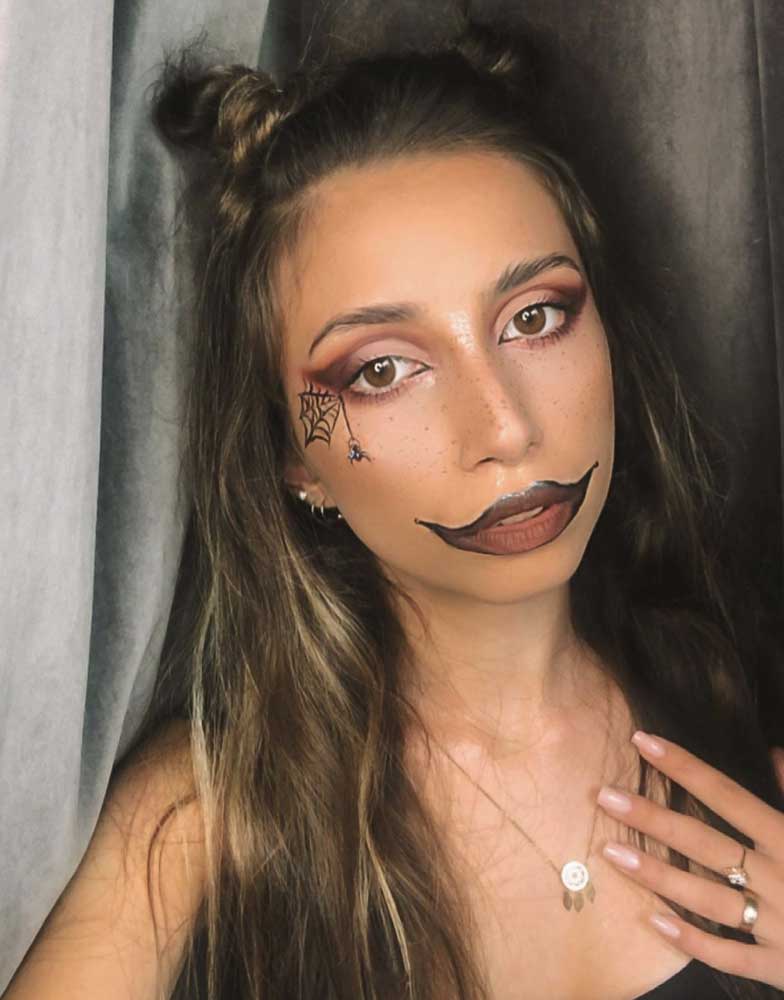 Trucco da spettro facile per Halloween