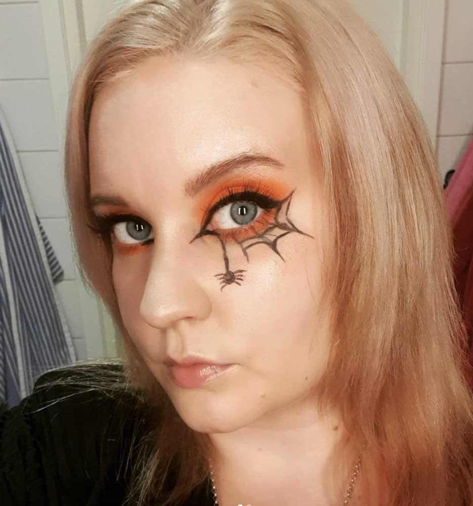 Trucco da spettro facile per Halloween