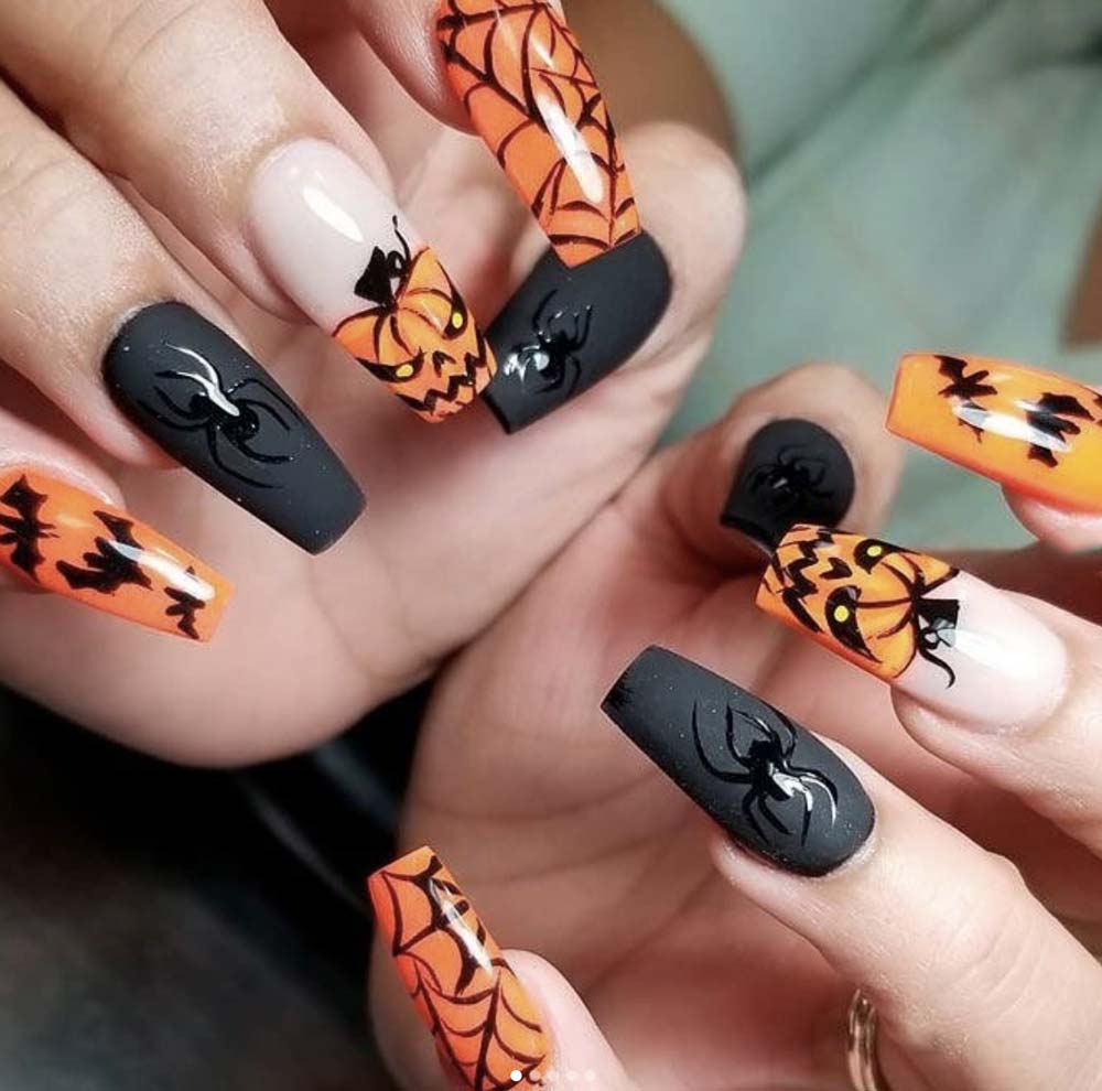 unghie halloween gel 43