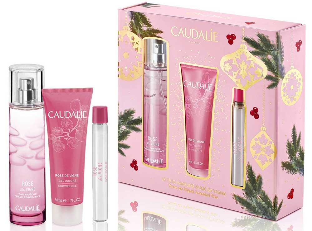 Caudalie Rose De Vignes Fragrance and Body Trio Set