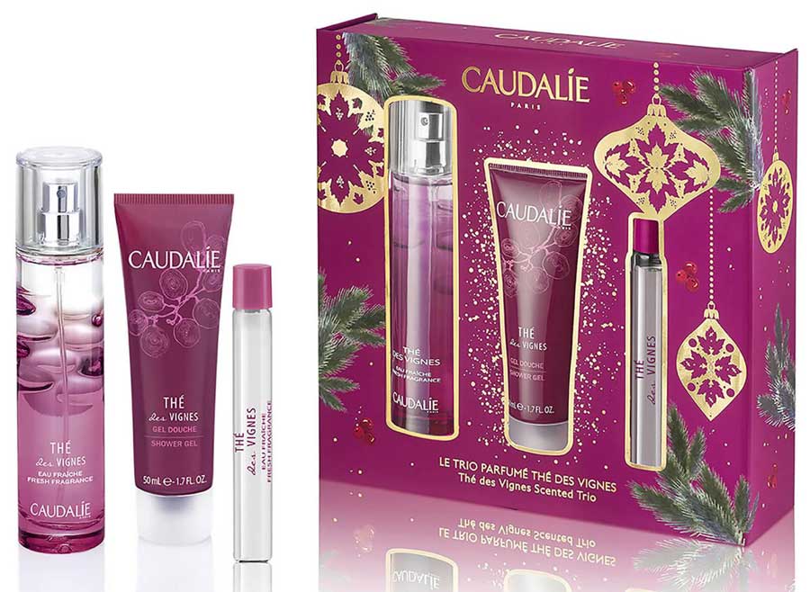 Cofanetto The Des Vignes Fragrance and Body Trio Set Caudalie