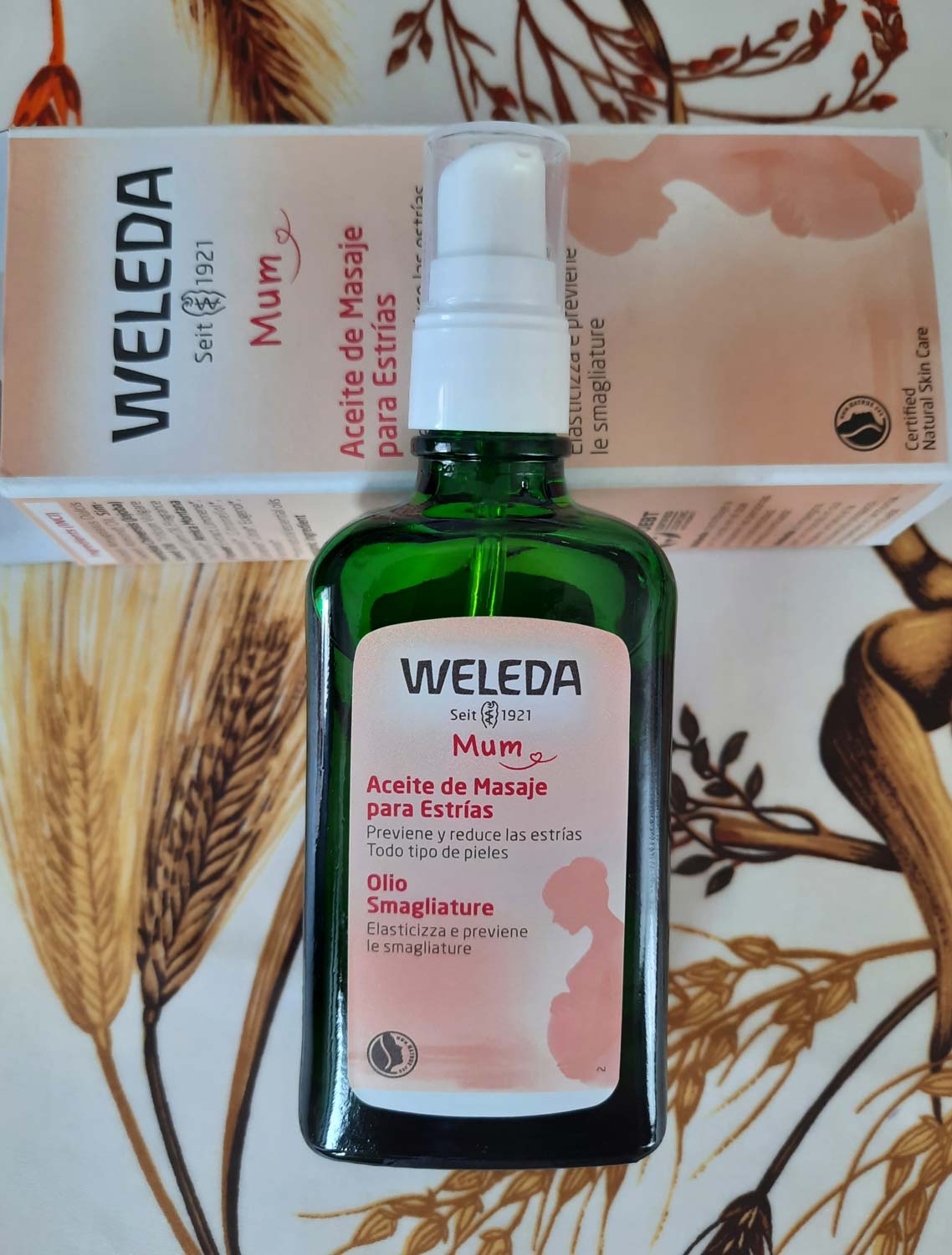 Linea MAMA - Olio 9 mesi Weleda 50ml, per la gravidanza