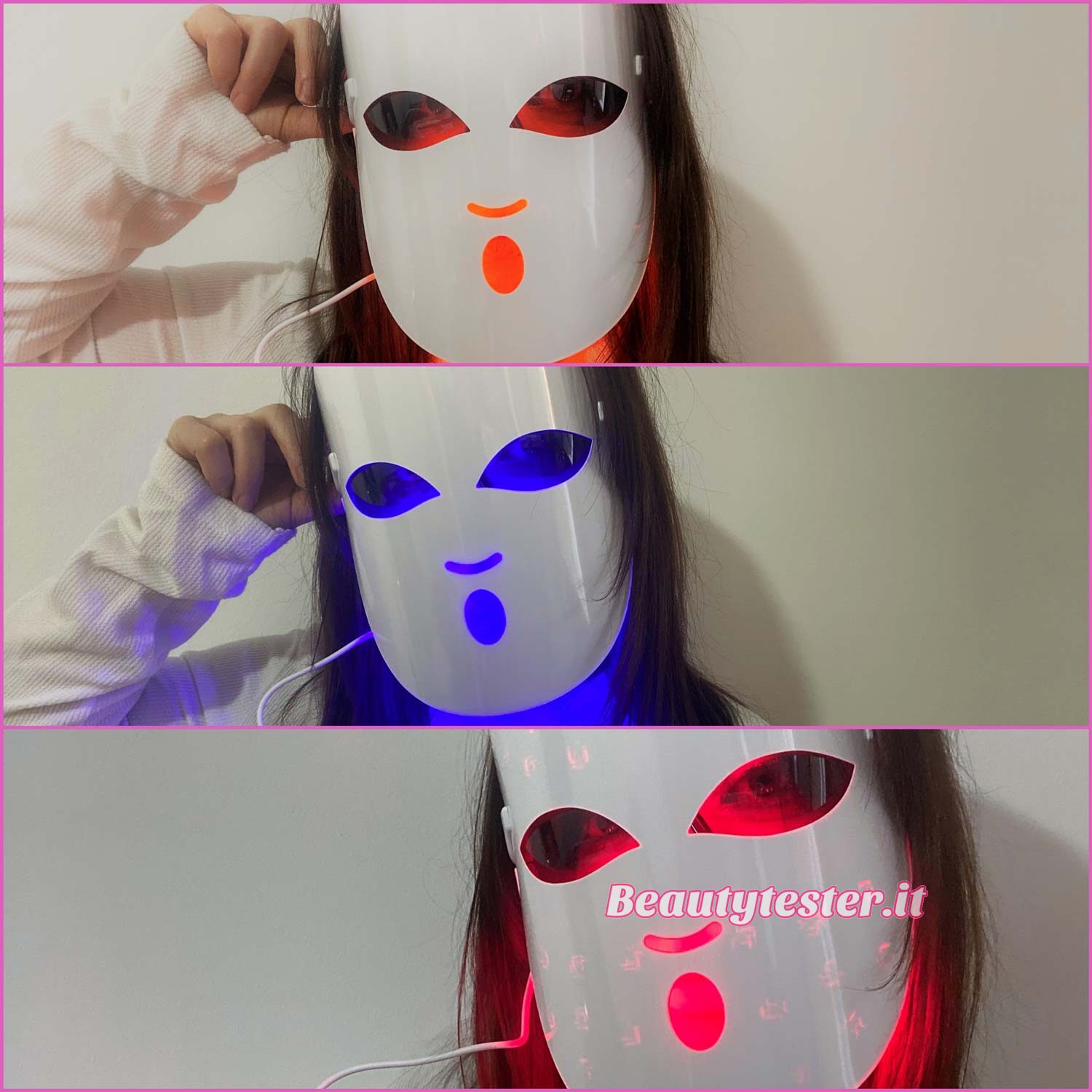 XINGX Copertura per Il Viso Natalizio Maschera Natalizia Luminosa a LED Maschera Antipolvere Luminosa Incandescente per Natale 