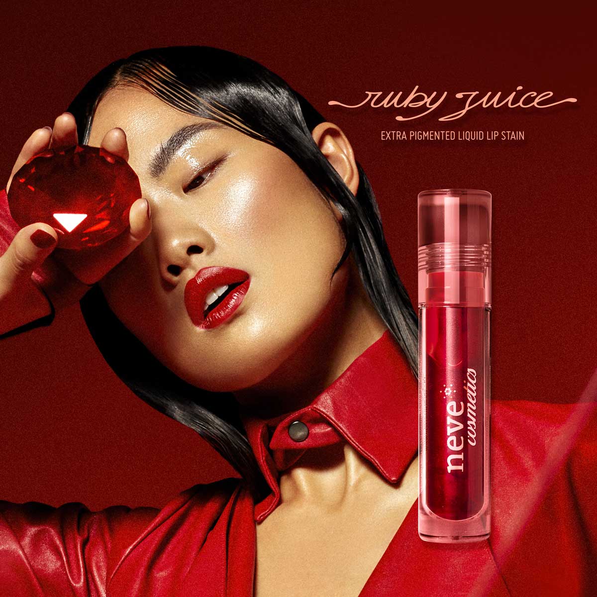 Neve Cosmetics Ruby Juice Tinte labbra