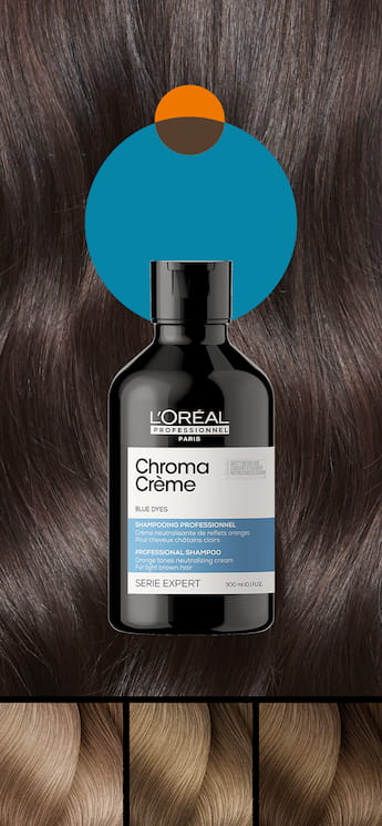 Shampoo antiarancione blu L'Oréal Chroma Creme