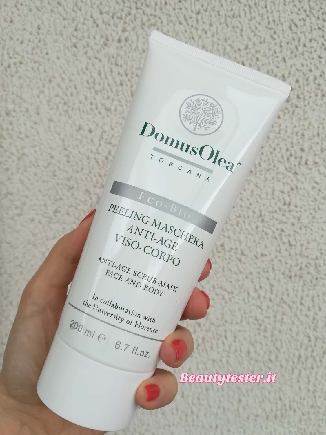 Recensione Peeling Maschera Anti Age Viso Corpo Domus Olea Toscana