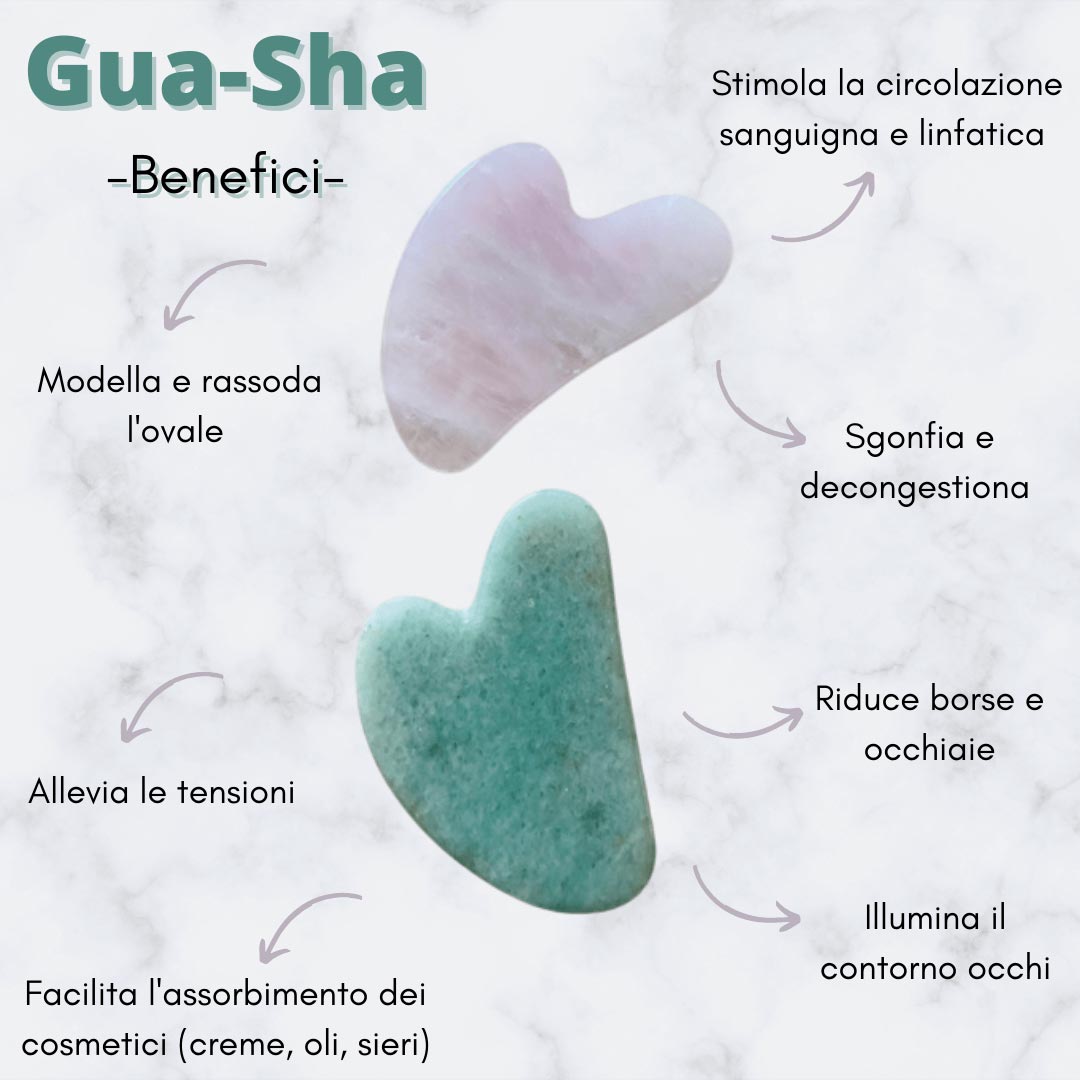 Benefici del Gua Sha infografia