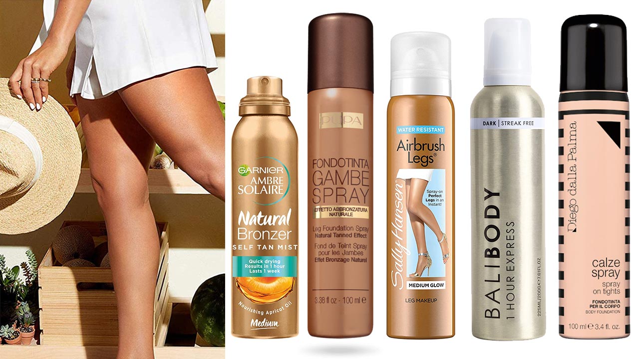 Spray abbronzanti gambe