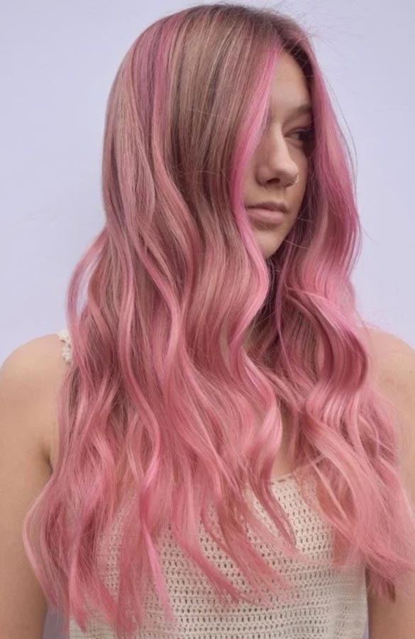 Capelli Ombré rosa