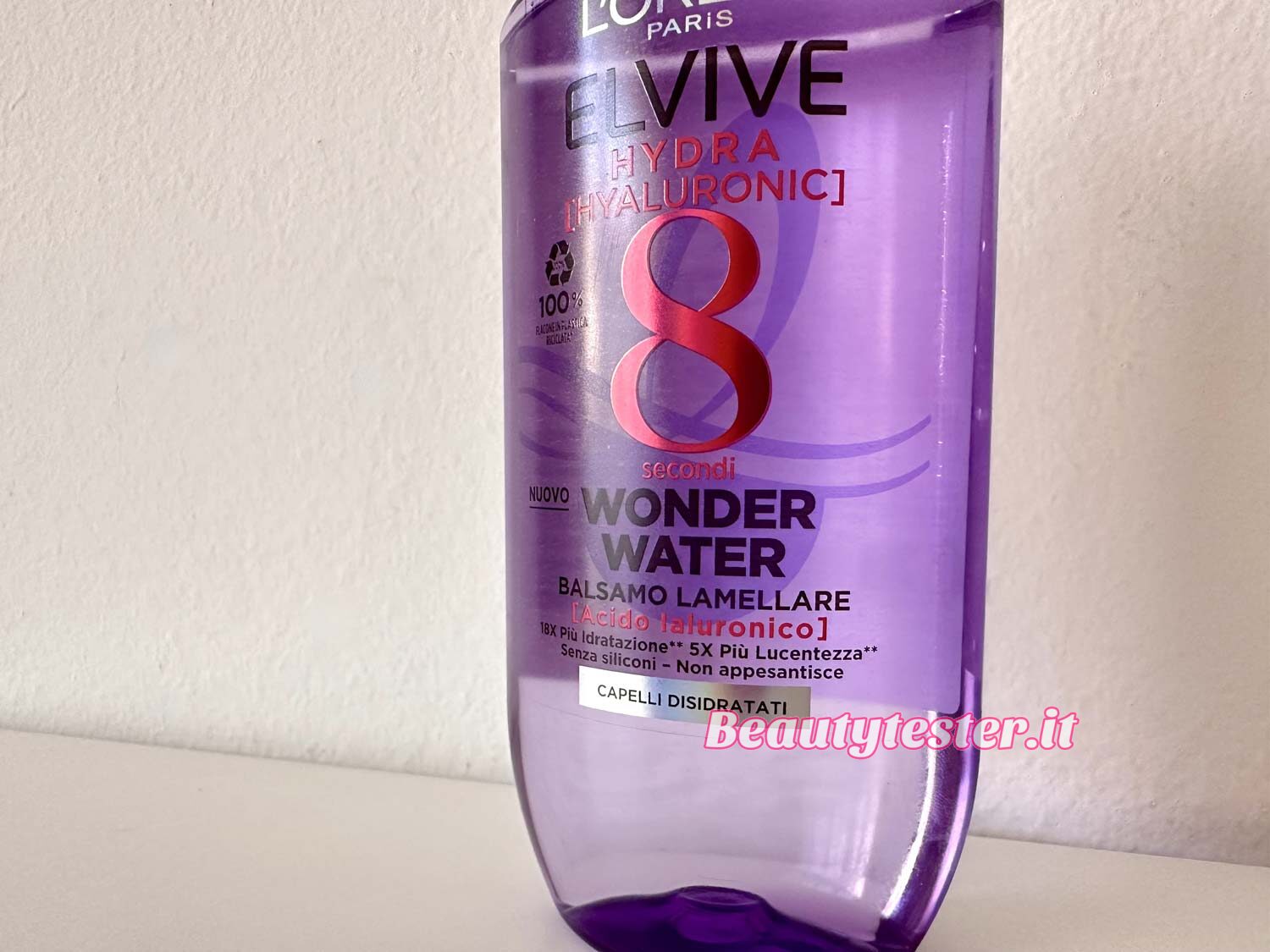 Elvive Hydra Hyaluronic Wonder Water: uso, recensione, risultati 2 Elvive Hydra Hyaluronic Wonder Water 8 secondi 5