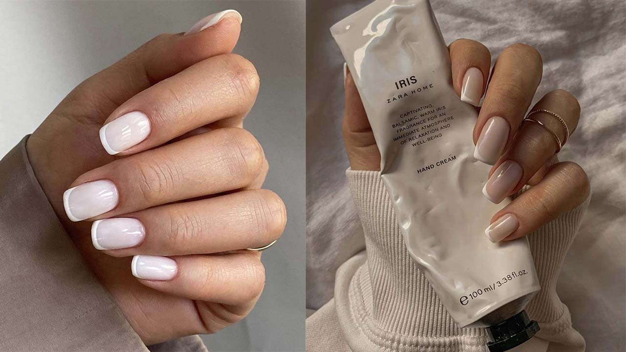 Milky French Manicure 0
